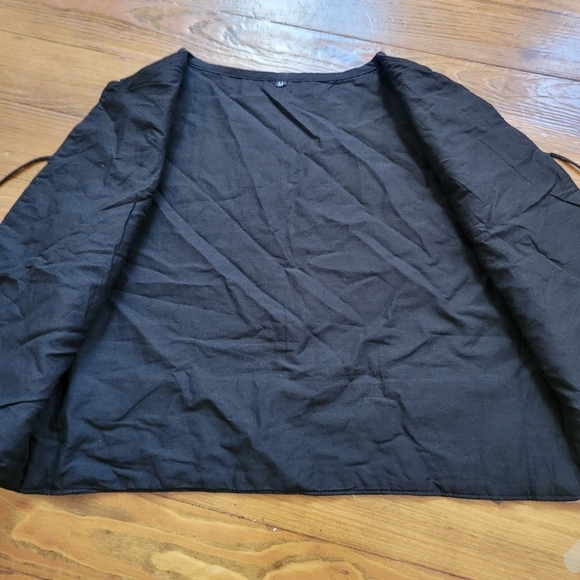 Uzbek Vintage Boho Embroidered Vest Birds & Floral Pattern‎ Black Festival M - Picture 3 of 9